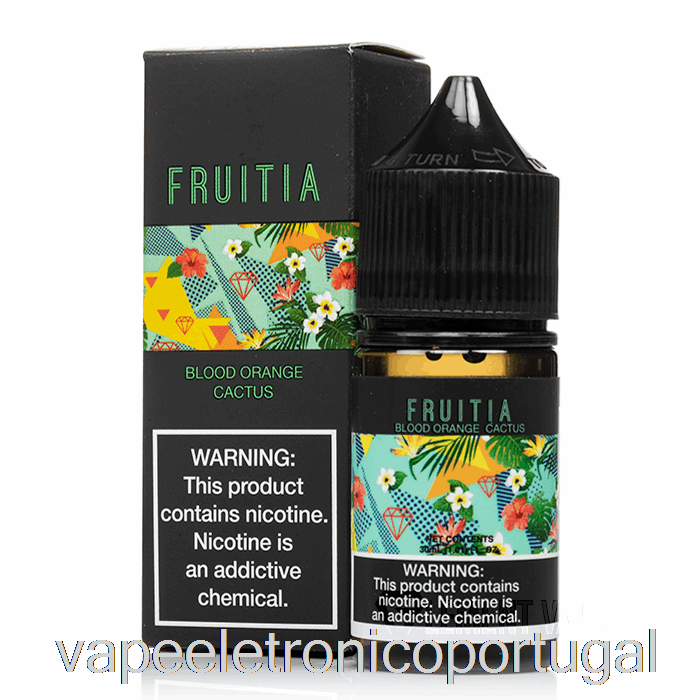Vape Eletronico Cacto Laranja Sanguínea - Sais De Fruta - 30ml 50mg